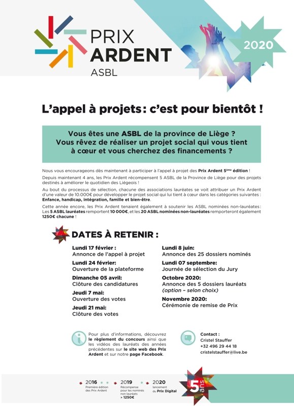 PrixArdents Affiche RelaisAsbl