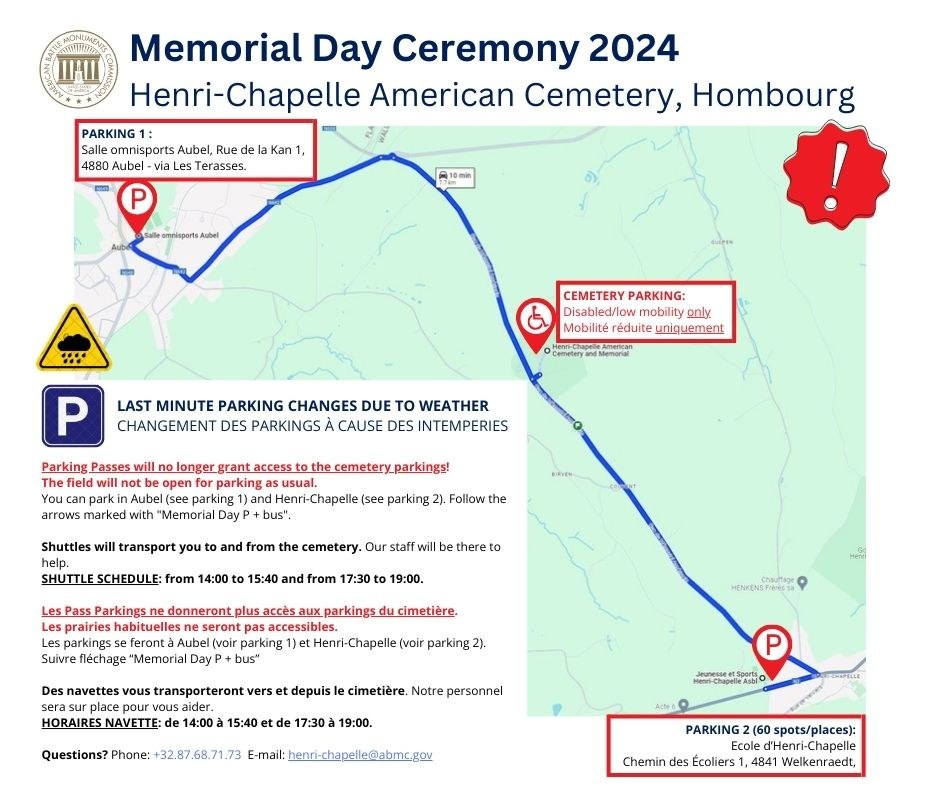 HCAC Memorial Day parking