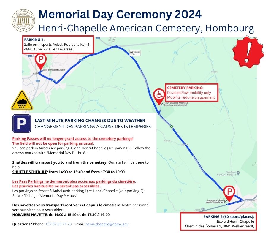 HCAC Memorial Day parking