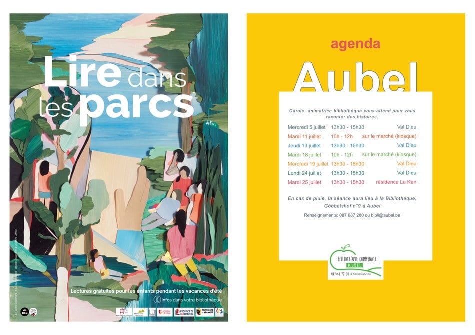 Affiche LIRE dans les PARCS 1600px