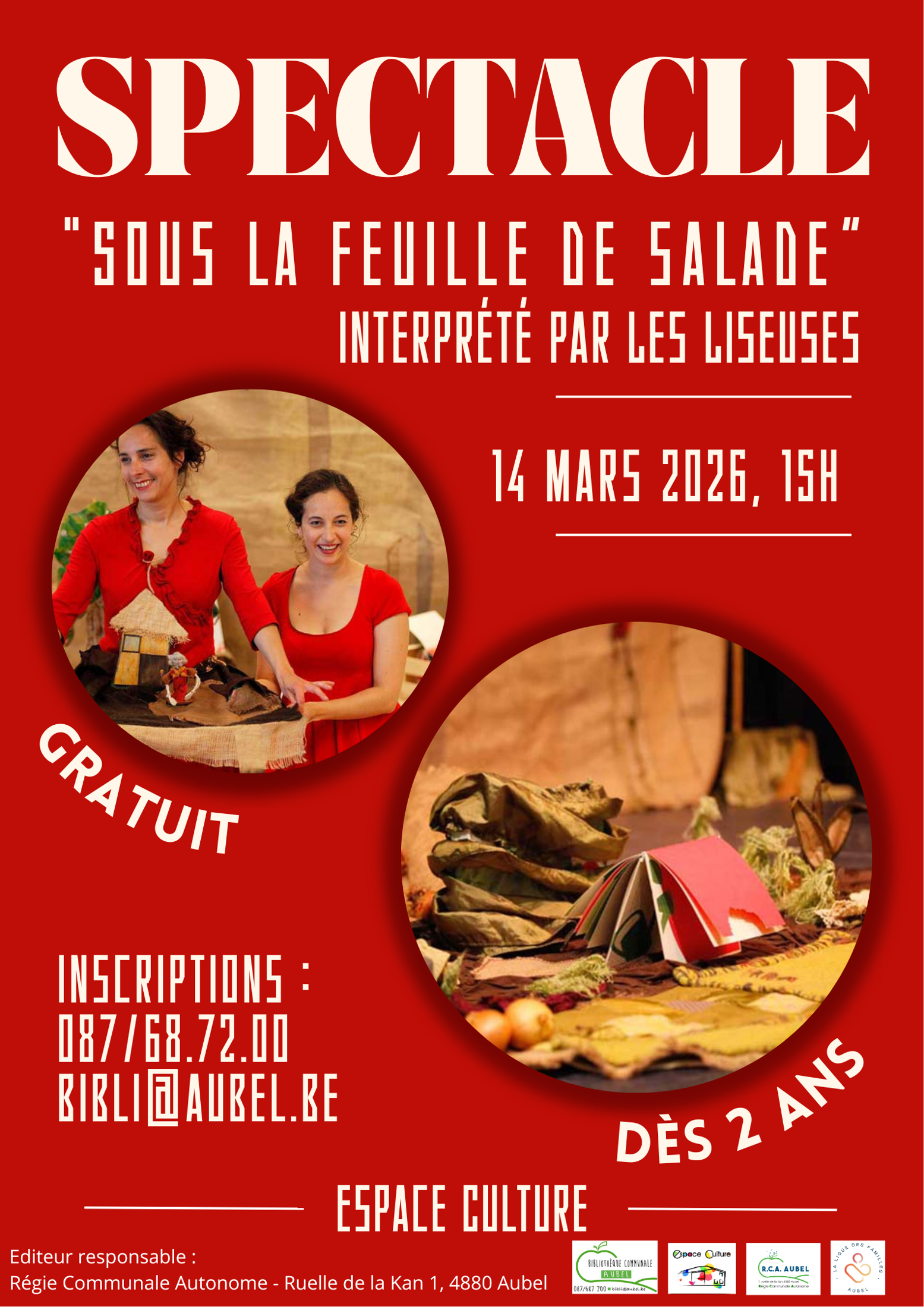 Affiche spectacle bébés
