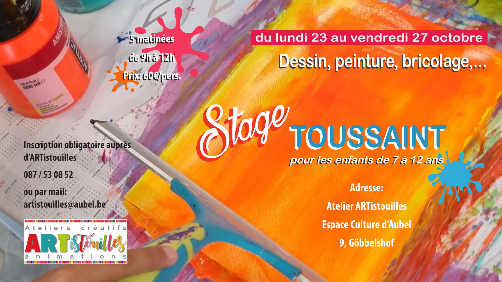 Annonce FB Stage Toussaint 2023