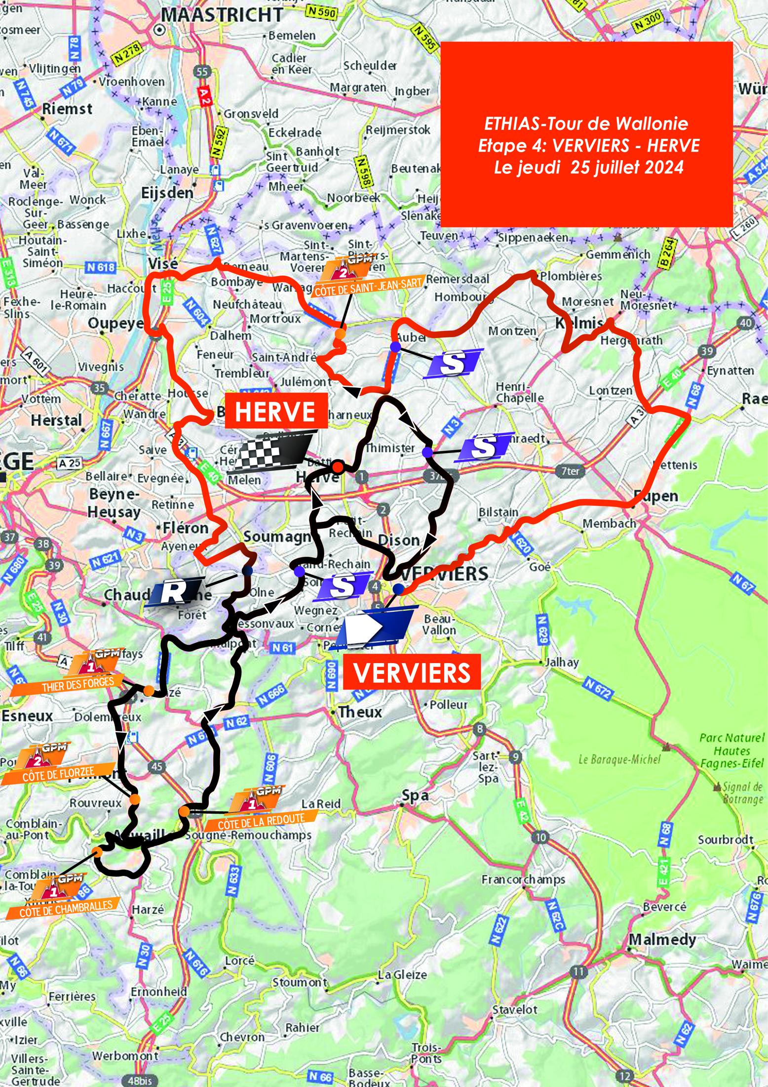 Carte VERVIERS   HERVE   25.07.24   V2