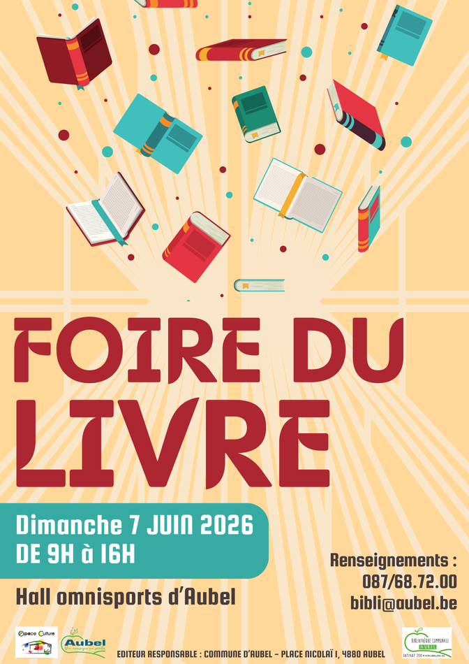 Foire du livre 2026   affiche