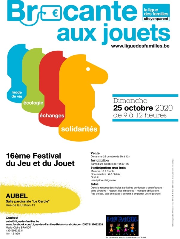 2020 Brocante aubel affiche