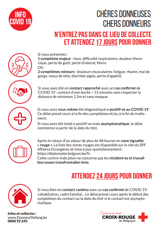 affiche covid croix rouge