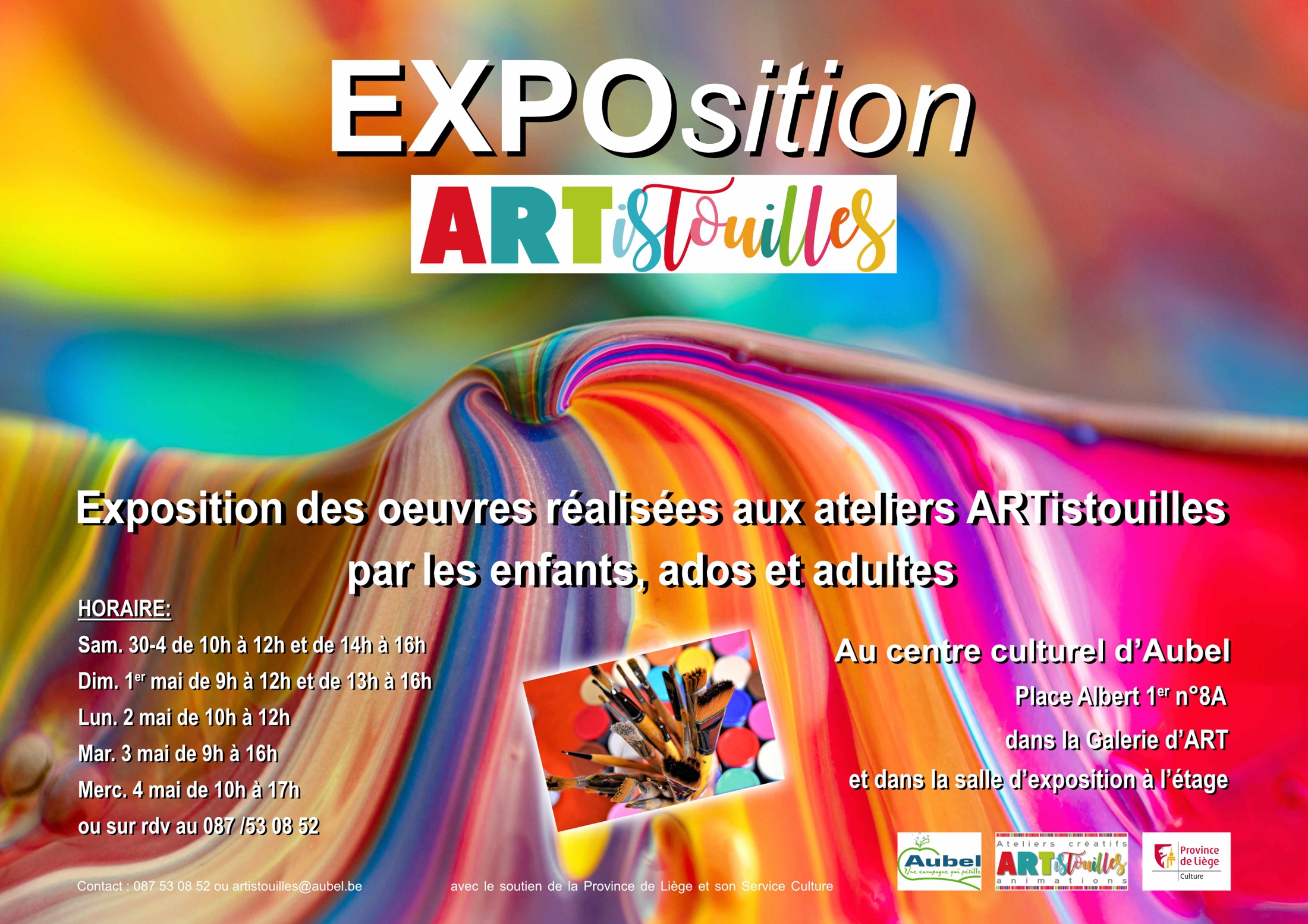 Affiche EXPO ARTistouilles 2022 OK