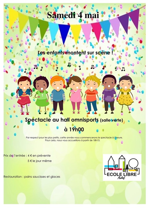 spectacle école libre
