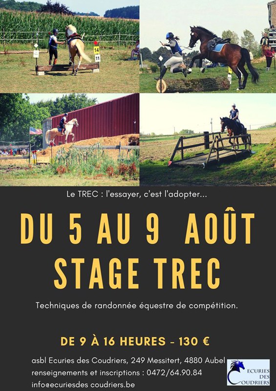 Stage trec du 5 au 9 août