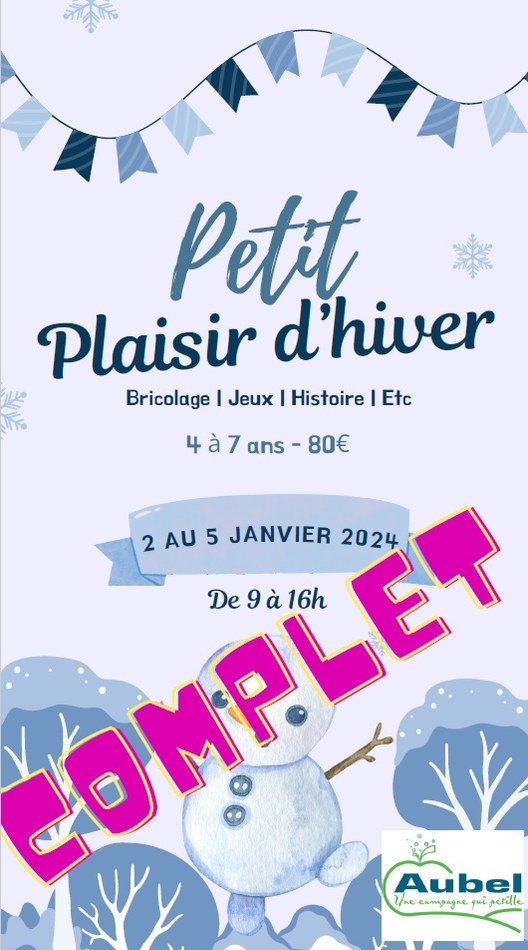plaisir d'hiver