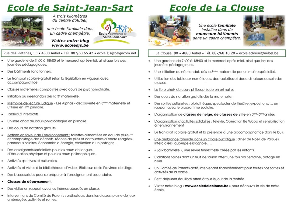 portes ouvertes écoles 2020 2