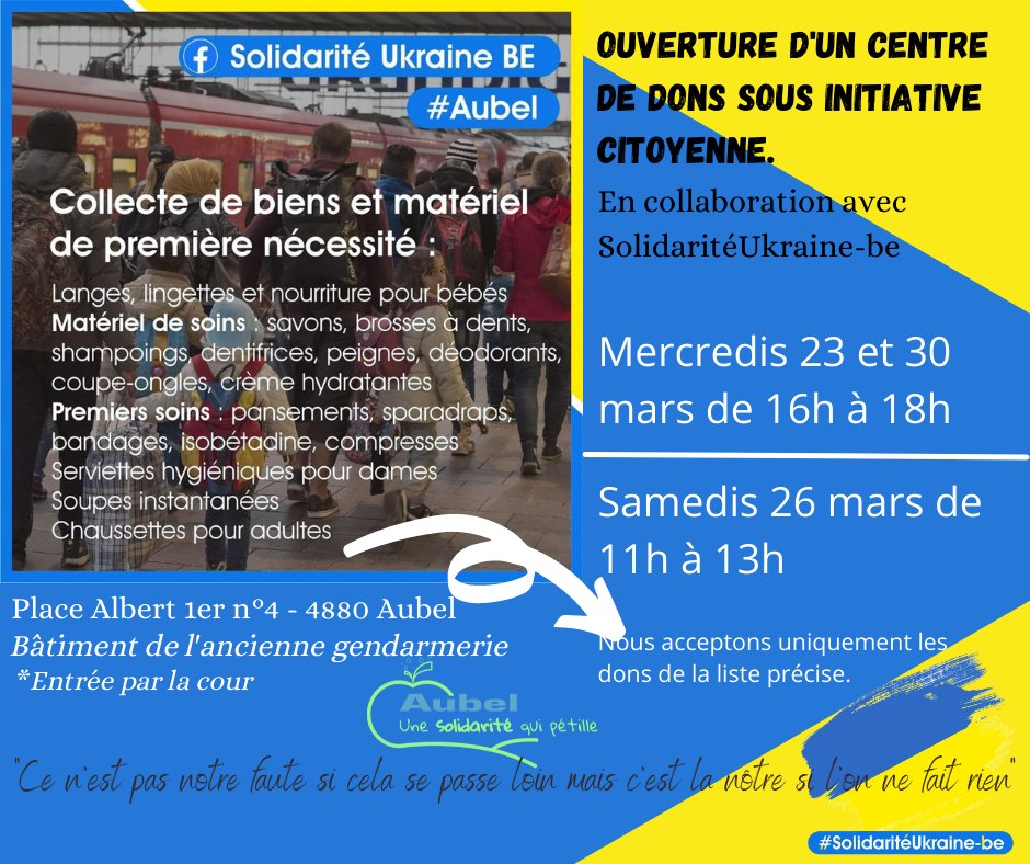 solidarité ukraine aubel