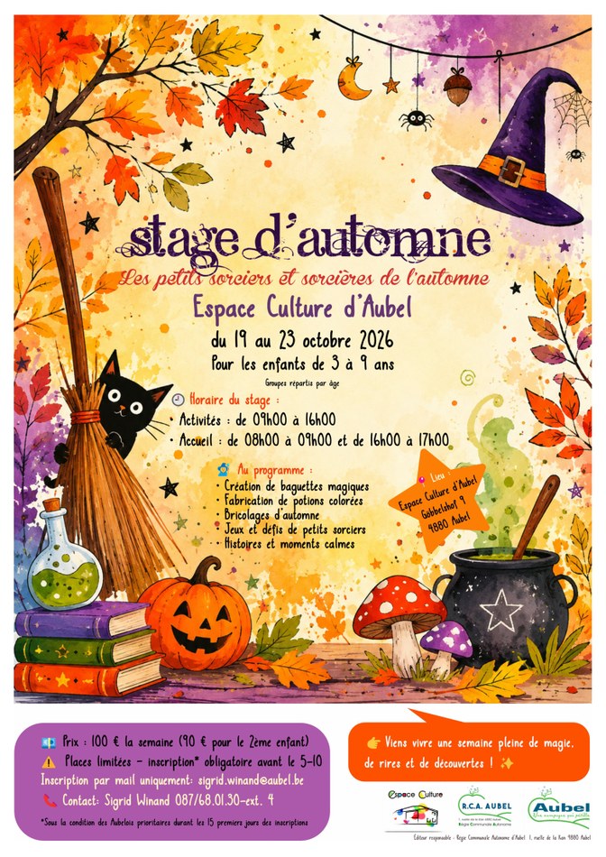 Stage automne 2026 RCA