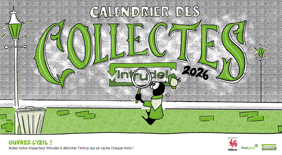 Intradel Calendrier 2026
