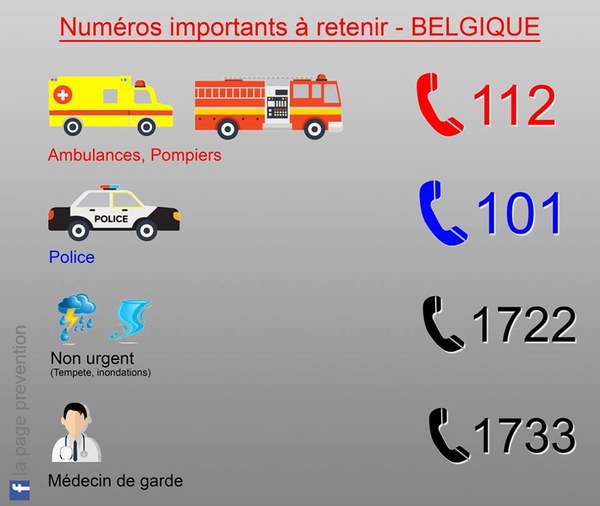 Numéros importants