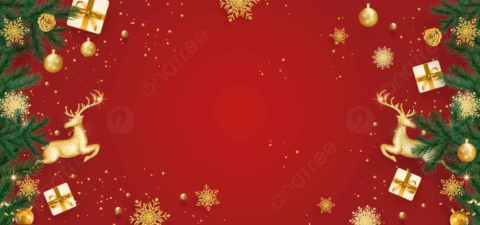 pngtree red christmas pine tree plant elk gift picture image 1600374